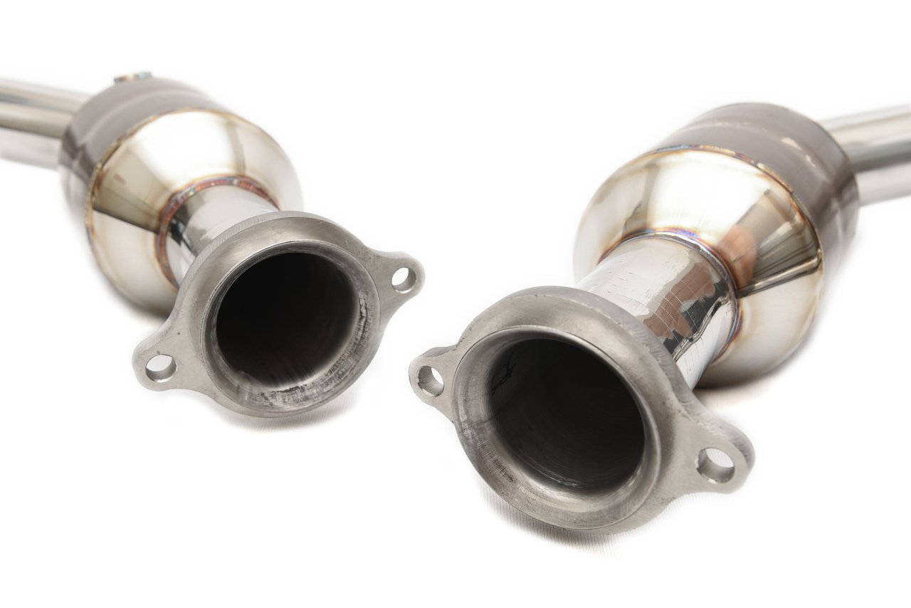 Fabspeed Jaguar XE S Sport Catalytic Converter Down Pipes - 0