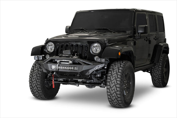 Addictive Desert Designs 07-18 Jeep Wrangler JK Stealth Fighter Front Bumper w/ Winch Mount