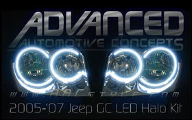 Oracle Jeep Grand Cherokee 05-10 LED Halo Kit - White SEE WARRANTY