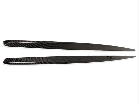 2014-2021 BMW 2 Series (F22 / F23) Performance Inspired Carbon Fiber Side Skirt Extensions (Pair)