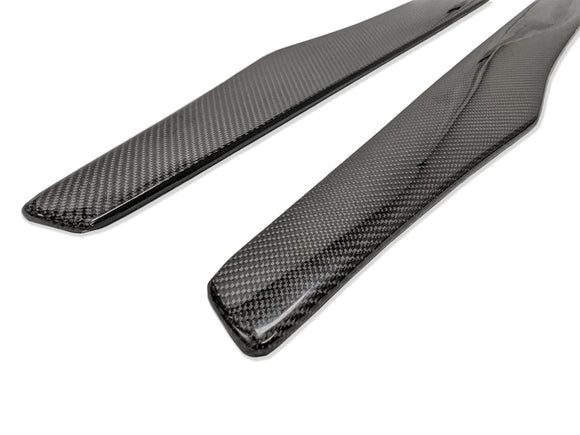 PhaseCarbon Carbon Fiber Side Skirt Extensions (Type V) - BMW 3 Series (G20)