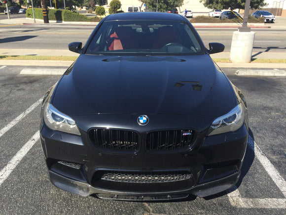 PhaseCarbon VSX Carbon Fiber Front Lip (2 Piece) - BMW M5 (F10)