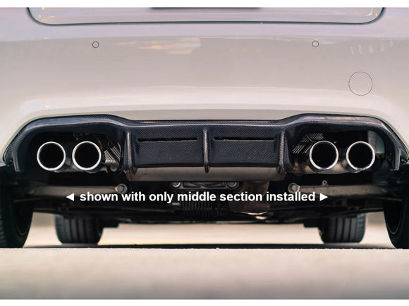 Kies 2015-2022 BMW M2 / M2C (F87) MTC Style Carbon Fiber Rear Diffuser