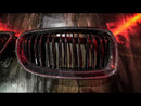2008-2012 BMW 3 Series (E90) LCI Carbon Fiber Double Slatted Kidney Grilles-2