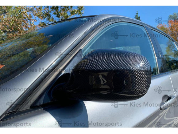 2006-2008 BMW 3 Series (E90) Pre-LCI OEM Replacement Carbon Fiber Mirror Covers