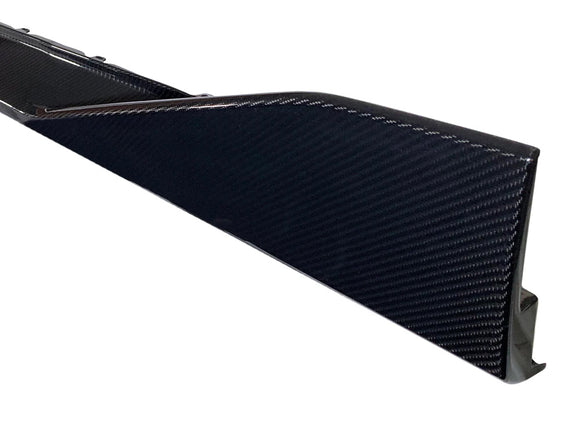Kies Carbon Dry Carbon Fiber Side Skirt Extensions W/ Wing - BMW / G80 M3