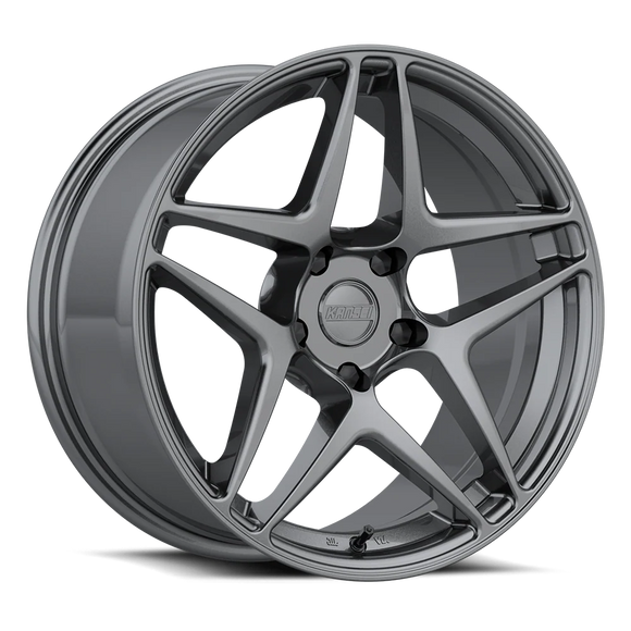 Kansei K15G Astro 19x10.5in / 5x120 BP / 22mm Offset / 72.56mm Bore - Gunmetal Wheel