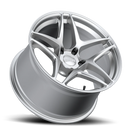 Kansei K15H Astro 18x9in / 5x100 BP / 22mm Offset / 73.1mm Bore - Hyper Silver Wheel-2