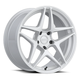 Kansei K15W Astro 19x10.5in / 5x120 BP / 22mm Offset / 72.56mm Bore - Gloss White Wheel