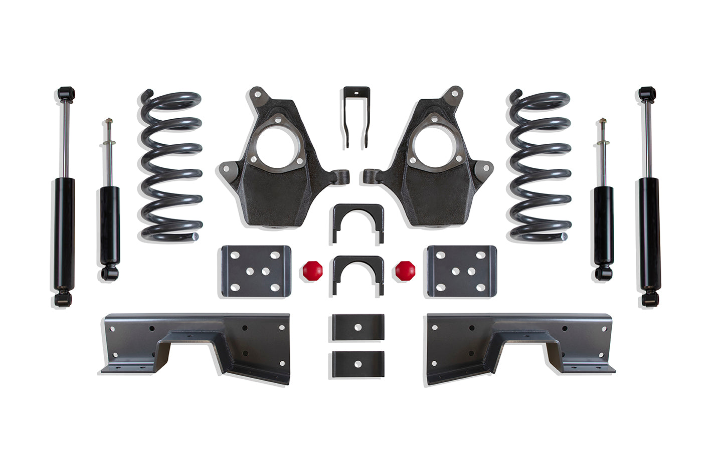 MaxTrac 99-06 GM C1500 2WD V8 4in/6in Lowering Spindle Kit