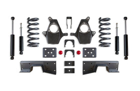 MaxTrac 99-06 GM C1500 2WD V8 4in/6in Lowering Spindle Kit