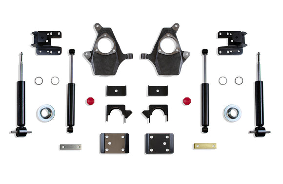 MaxTrac 07-16 GM C/K1500 2WD/4WD (Non Magneride) 3in/5in or 4in/6in Lowering Spindle Kit