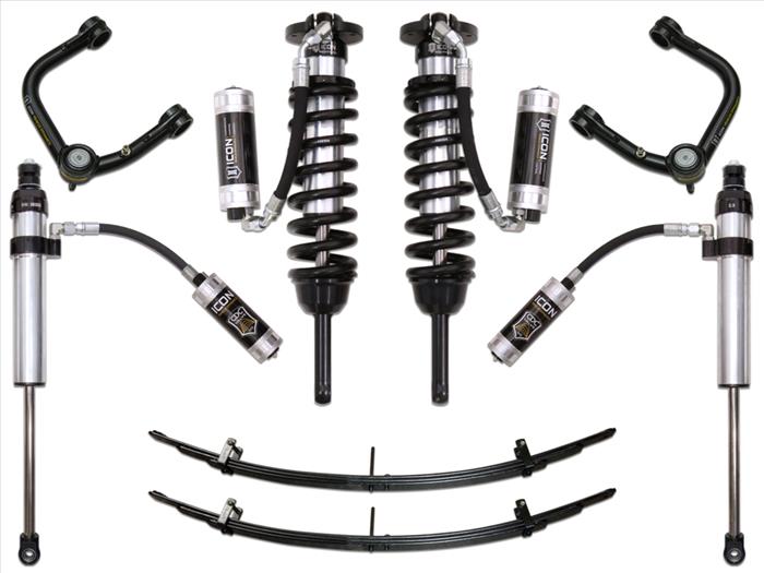 ICON 05-15 Toyota Tacoma 0-3.5in/2016+ Toyota Tacoma 0-2.75in Stg 6 Suspension System w/Tubular Uca