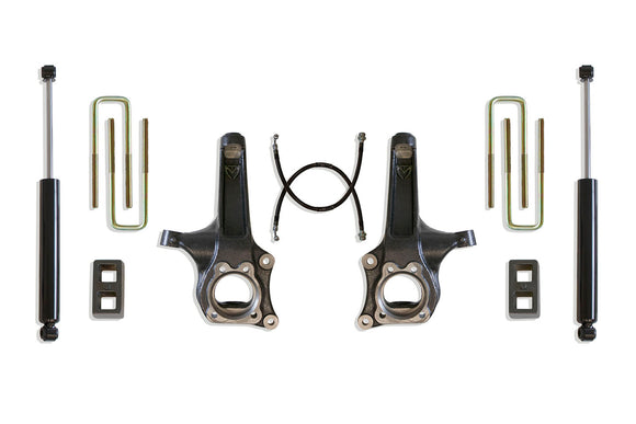 MaxTrac 15-18 Chevrolet Colorado 2WD 4in/2in MaxPro Spindle Lift Kit w/MaxTrac Shocks