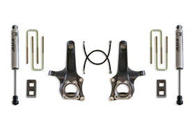 MaxTrac 15-18 Chevrolet Colorado 2WD 4in/2in MaxPro Elite Spindle Lift Kit w/FOX Shocks