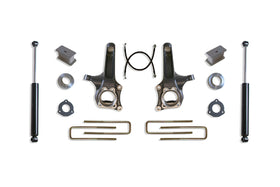 MaxTrac 15-18 Chevrolet Colorado 2WD 6.5in/3in MaxPro Spindle Lift Kit w/MaxTrac Shocks