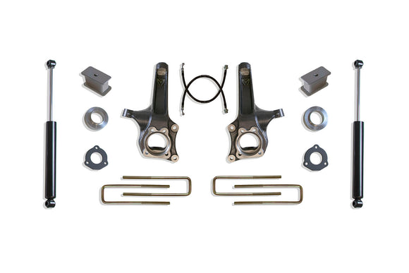 MaxTrac 15-18 Chevrolet Colorado 2WD 6.5in/3in MaxPro Spindle Lift Kit w/MaxTrac Shocks