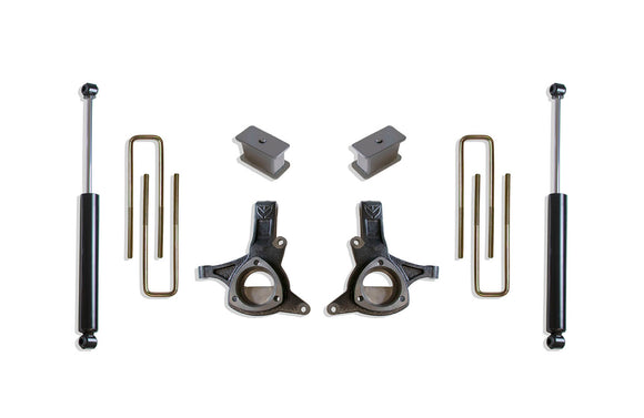 MaxTrac 07-16 GM C1500 2WD w/Cast Steel Susp. 4.5in/2in MaxPro Spindle Lift Kit w/MaxTrac Shocks