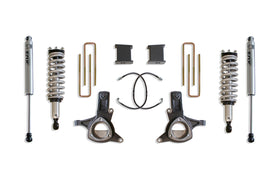 MaxTrac 16-18 GM C1500 2WD w/Stamped Steel Susp. 7in/4in MaxPro Elite Spindle Lift Kit w/FOX Shocks