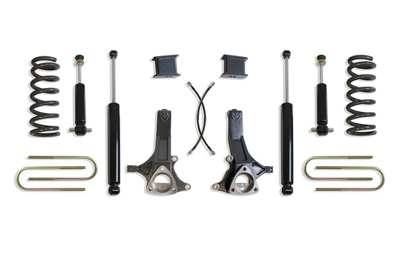 MaxTrac 02-08 Dodge RAM 1500 2WD 4.7L V8 7in/4in MaxPro Spindle Lift Kit w/MaxTrac Shocks