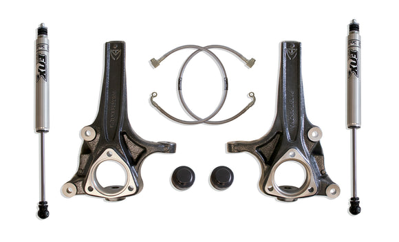 MaxTrac 2019+ RAM 1500 2WD (Non Classic 5 Lug Model) 4in/1in Spindle Lift Kit w/FOX Shocks