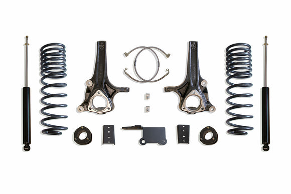 MaxTrac 2019+ RAM 1500 2WD (Non Classic 5 Lug Model) 7in/4in Spindle Lift Kit w/MaxTrac Shocks
