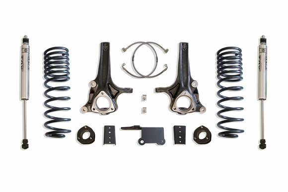 MaxTrac 2019+ RAM 1500 2WD (Non Classic 5 Lug Model) 7in/4in Spindle Lift Kit w/FOX Shocks