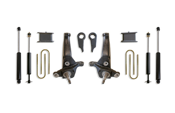MaxTrac 01-09 Ford Ranger 2WD w/Torsion Bar Susp. (Non Stabilitrak) 5in/3in Spindle Lift Kit