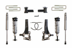 MaxTrac 15-18 Ford F-150 2WD 7in/4in MaxPro Elite Spindle Lift Kit w/FOX Shocks