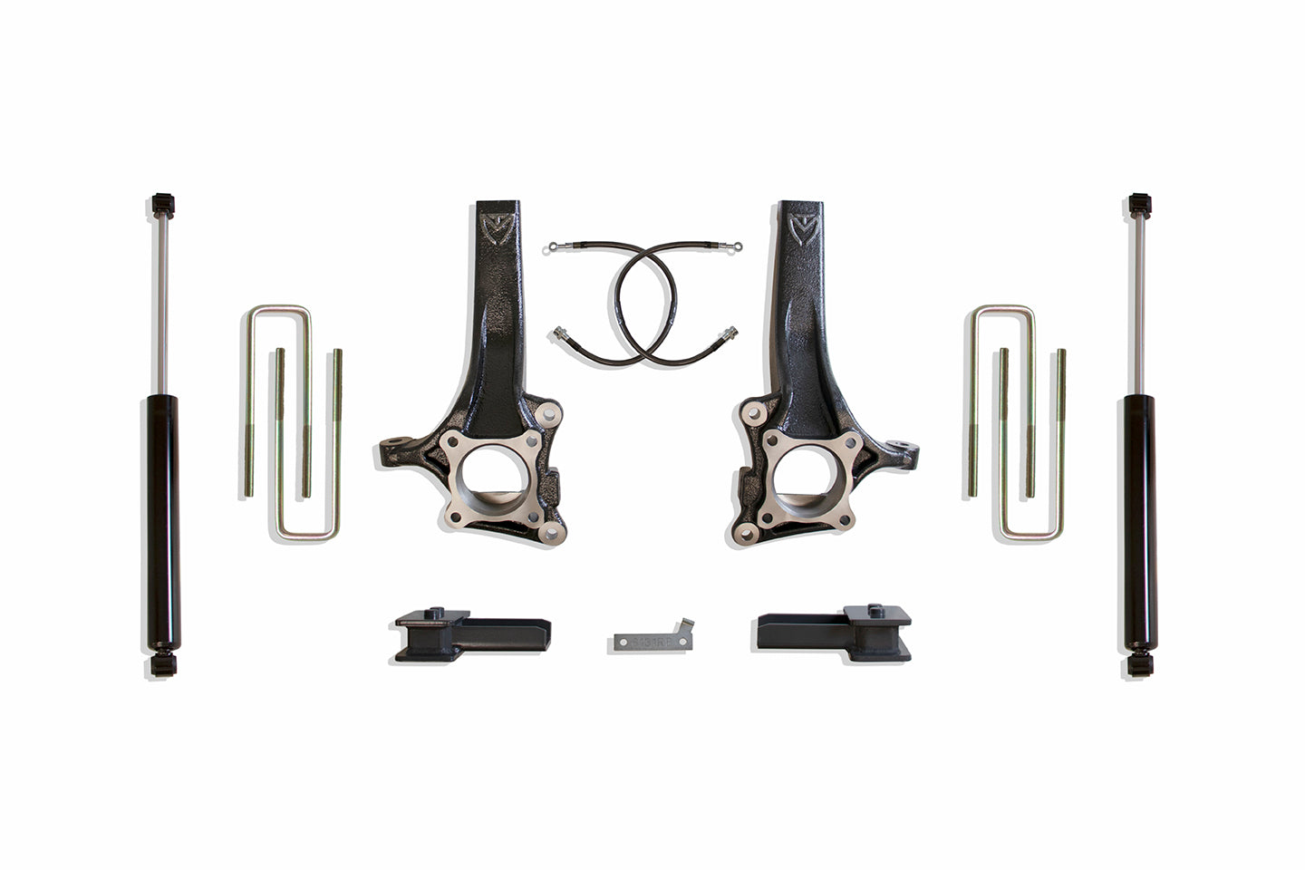 MaxTrac 09-14 Ford F-150 2WD 4in/2in MaxPro Spindle Lift Kit w/MaxTrac Shocks