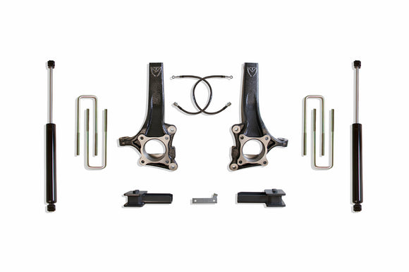MaxTrac 09-14 Ford F-150 2WD 4in/2in MaxPro Spindle Lift Kit w/MaxTrac Shocks