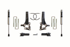 MaxTrac 09-14 Ford F-150 2WD 4in/2in MaxPro Elite Spindle Lift Kit w/FOX Shocks