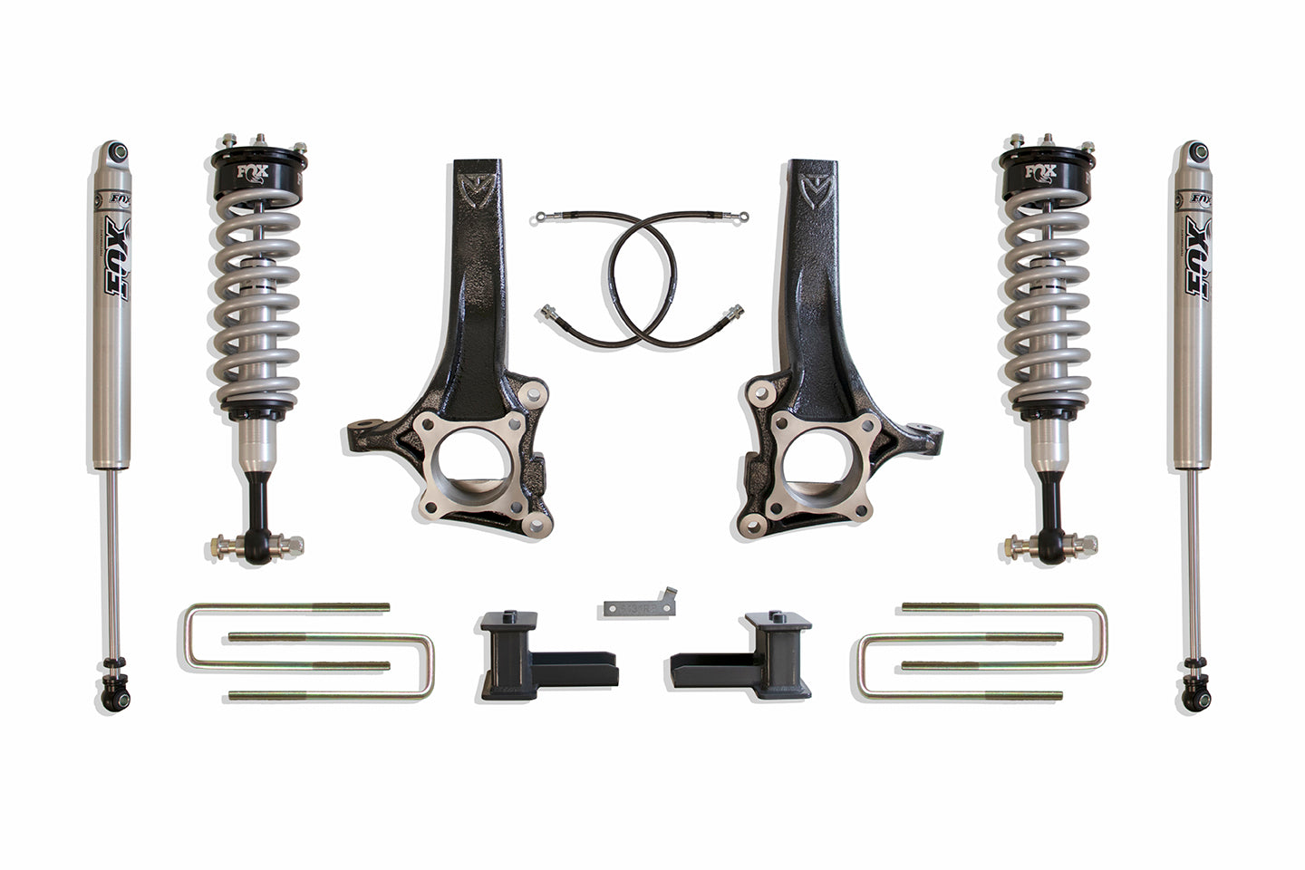 MaxTrac 09-13 Ford F-150 2WD 6.5in/4in MaxPro Elite Spindle Lift Kit w/FOX Shocks