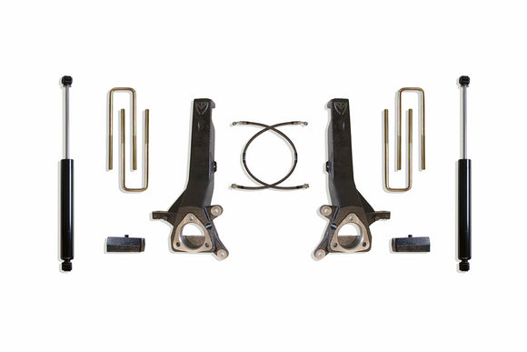 MaxTrac 04-18 Nissan Titan 2WD 4in/2in MaxPro Spindle Lift Kit w/MaxTrac Shocks