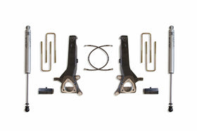 MaxTrac 04-18 Nissan Titan 2WD 4in/2in MaxPro Elite Spindle Lift Kit w/FOX Shocks
