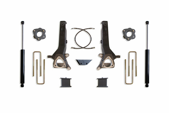 MaxTrac 04-18 Nissan Titan 2WD 6.5in/4in MaxPro Spindle Lift Kit w/MaxTrac Shocks