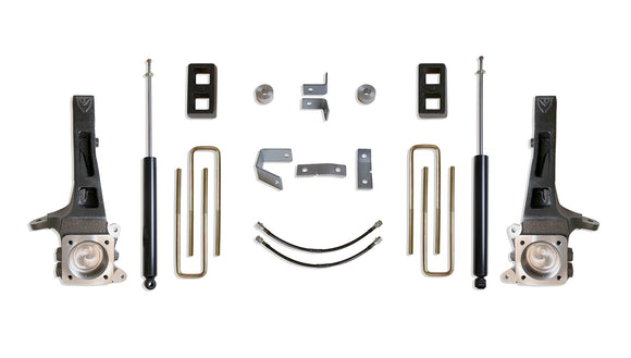 MaxTrac 05-18 Toyota Tacoma 2WD 6 Lug 4in/2in MaxPro Spindle Lift Kit w/MaxTrac Shocks