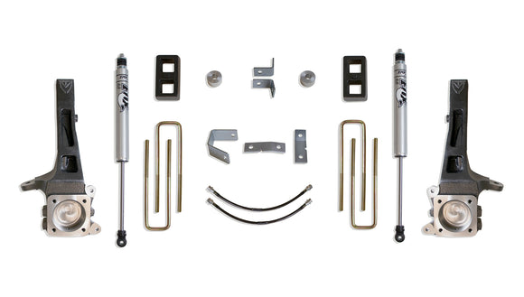 MaxTrac 05-18 Toyota Tacoma 2WD 6 Lug 4in/2in MaxPro Elite Spindle Lift Kit w/FOX Shocks