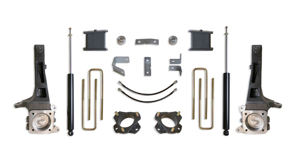 MaxTrac 05-18 Toyota Tacoma 2WD 6 Lug 6.5in/4in MaxPro Spindle Lift Kit w/MaxTrac Shocks