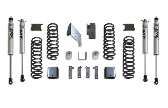 MaxTrac 07-18 Jeep Wrangler JK 2WD/4WD 3in/3in Coil Lift Kit w/FOX Shocks