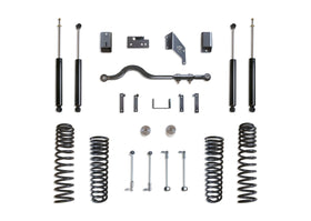 MaxTrac 07-18 Jeep Wrangler JK 4.5in/4.5in MaxPro Coil Lift Kit w/Track Bar & MaxTrac Shocks