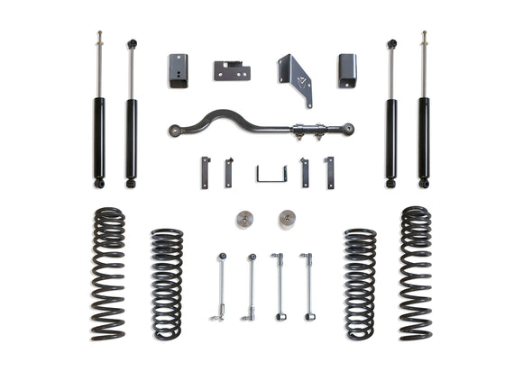 MaxTrac 07-18 Jeep Wrangler JK 4.5in/4.5in MaxPro Coil Lift Kit w/Track Bar & MaxTrac Shocks