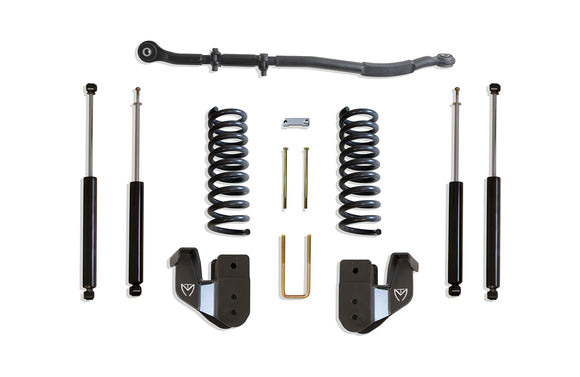 MaxTrac 14-24 Dodge RAM 2500 4WD 2.5in Leveling Kit w/ Radius Arm Brackets & Maxtrac Shocks