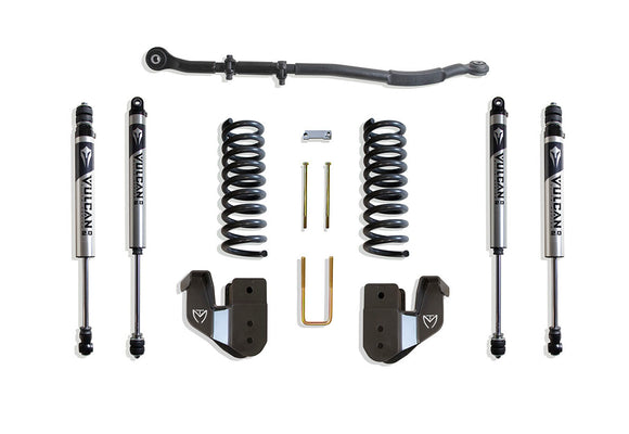 MaxTrac 14-24 Dodge RAM 2500 4WD 2.5in Leveling Kit w/ Radius Arm Brackets & Vulcan 2.0 IFP Shocks