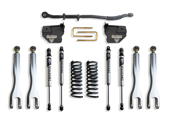 MaxTrac 14-24 Dodge RAM 2500 4WD 2.5in Leveling Kit w/ Forged Alum. 4-Link System & Vulcan 2.0 Shock