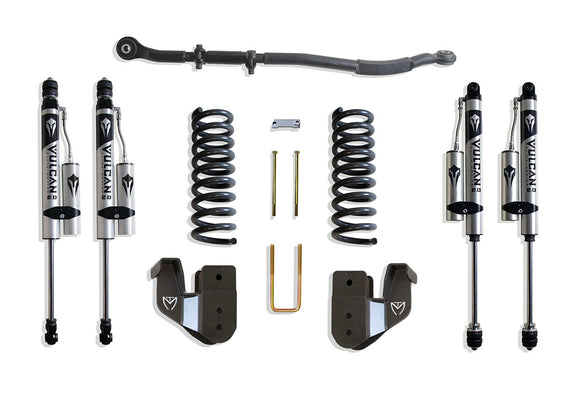 MaxTrac 14-24 Dodge RAM 2500 4WD 2.5in Leveling Kit w/ Radius Arm Brackets & Vulcan 2.0 Res. Shocks
