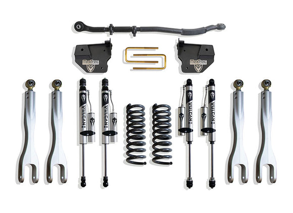 MaxTrac 14-24 Dodge RAM 2500 4WD 2.5in Leveling Kit w/ Alum. 4-Link System & Vulcan 2.0 Res. Shocks