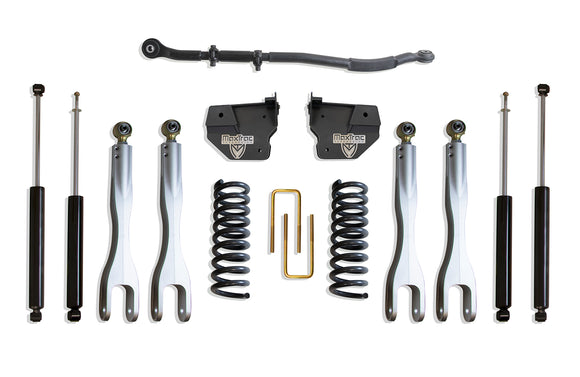 MaxTrac 13-24 Dodge RAM 3500 4WD 2.5in Leveling Kit w/ Forged Alum. 4-Link System & Maxtrac Shocks