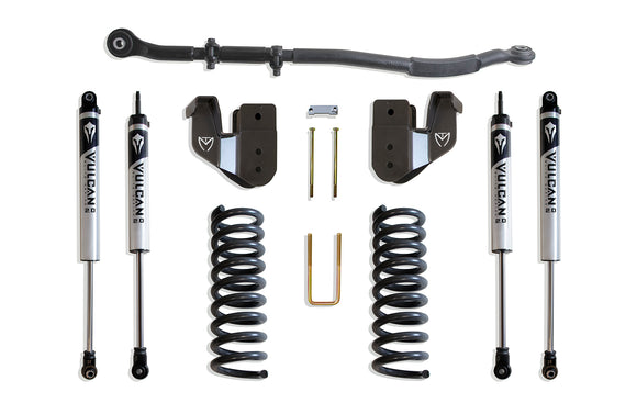 MaxTrac 13-24 Dodge RAM 3500 4WD 2.5in Leveling Kit w/ Radius Arm Brackets & Vulcan 2.0 IFP Shocks