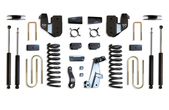 MaxTrac 13-18 Dodge RAM 3500 4WD 4in Lift Kit w/ Radius Arm Brackets & Maxtrac Shocks